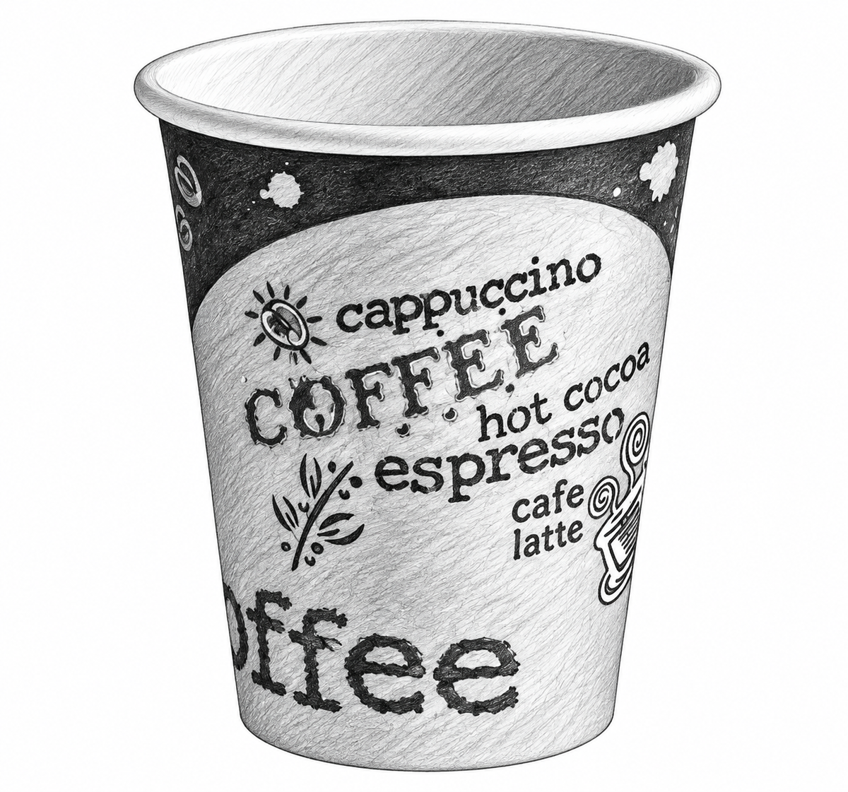 12oz Hot Cup 1000