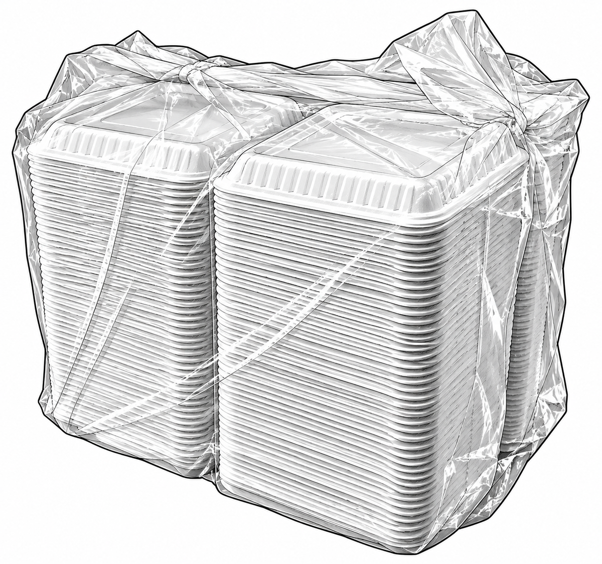 PP881 White Container