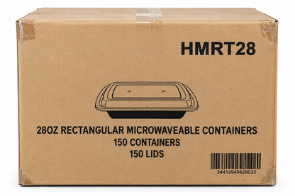 28oz Black Rectangular 150