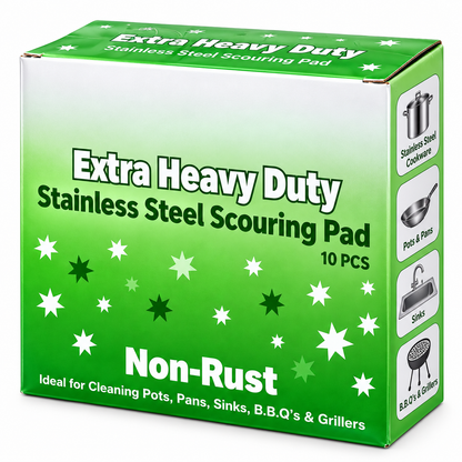 10ct Stainless Steel Pad