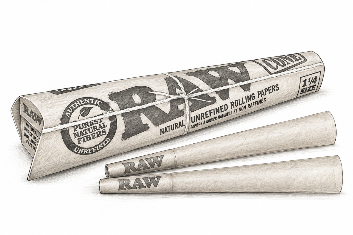 1 1/4 Raw Cone 32