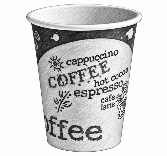 12oz Hot Cup 1000