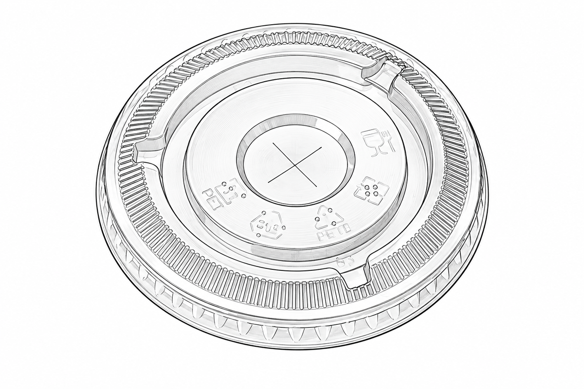 Clear Cold Cup Lid 1000