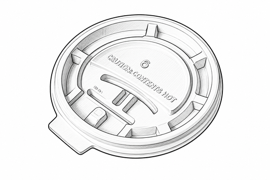 White Hot Cup Lid 1000