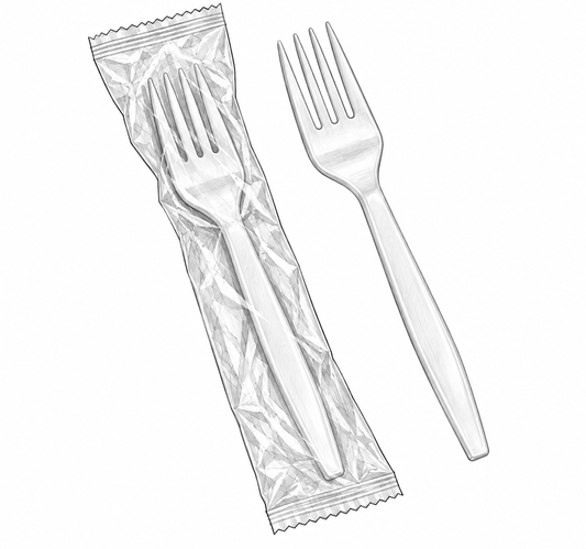 Medium Wrapped Fork 1000