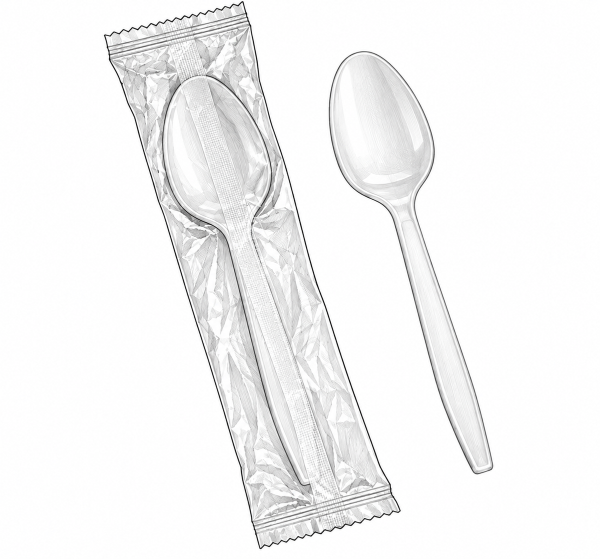 Medium Wrapped Spoon 1000