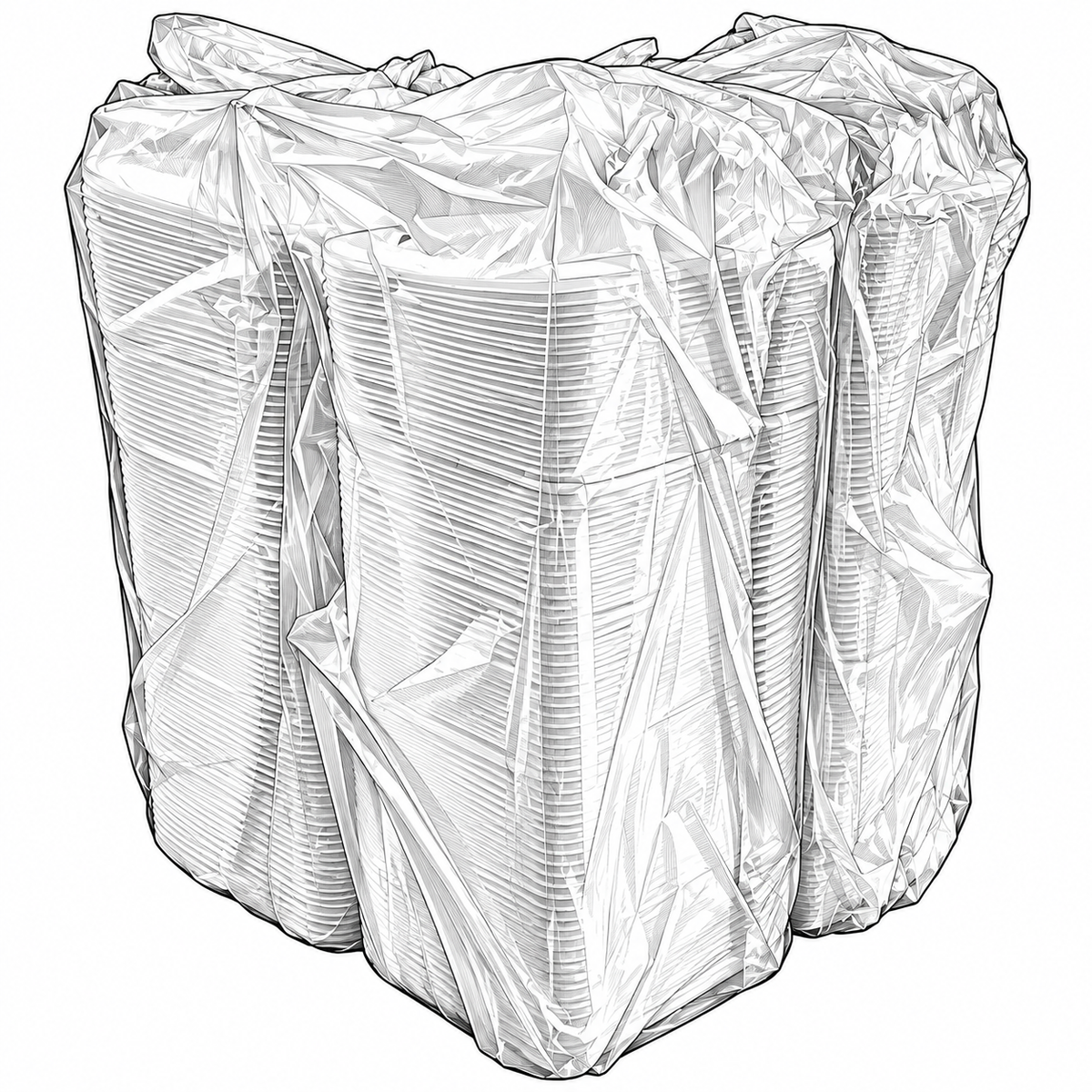 PP224 White Container