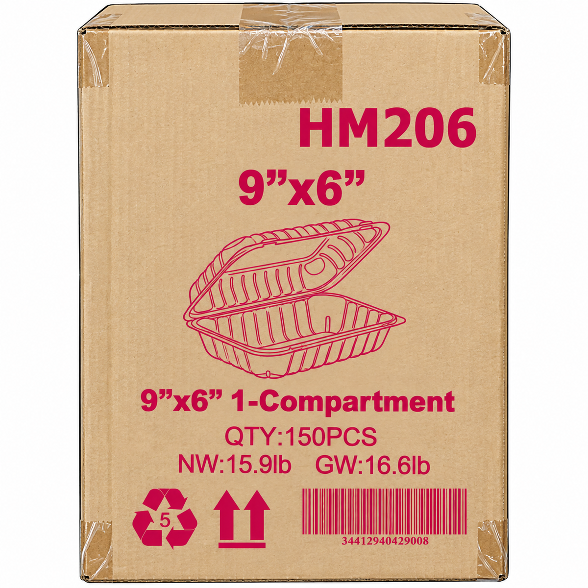 PP206 White Container