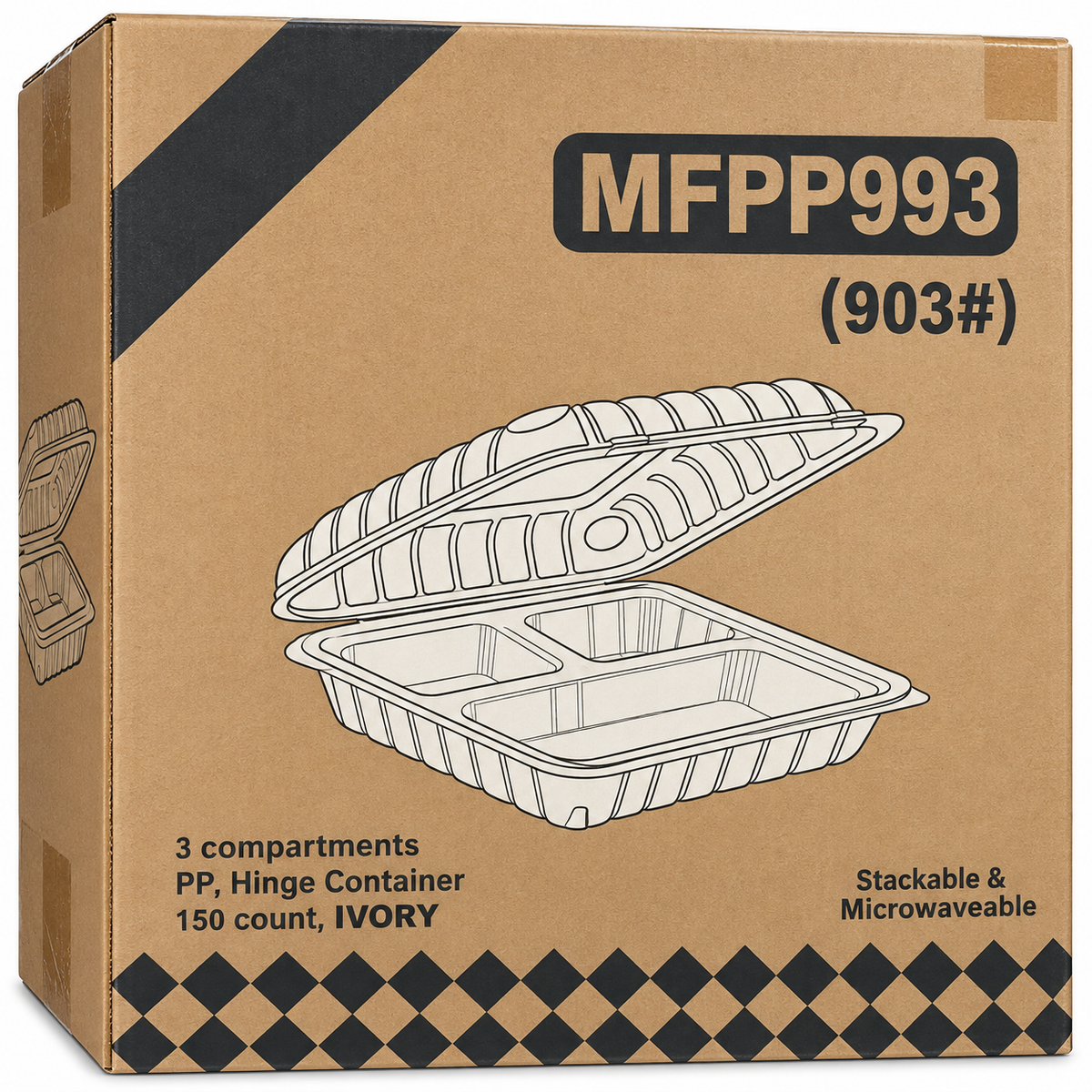 PP993 White Container