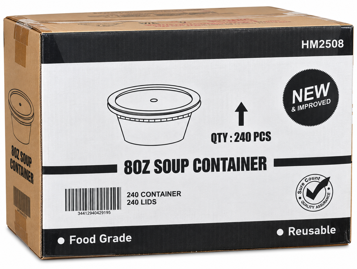 8oz Deli Containers
