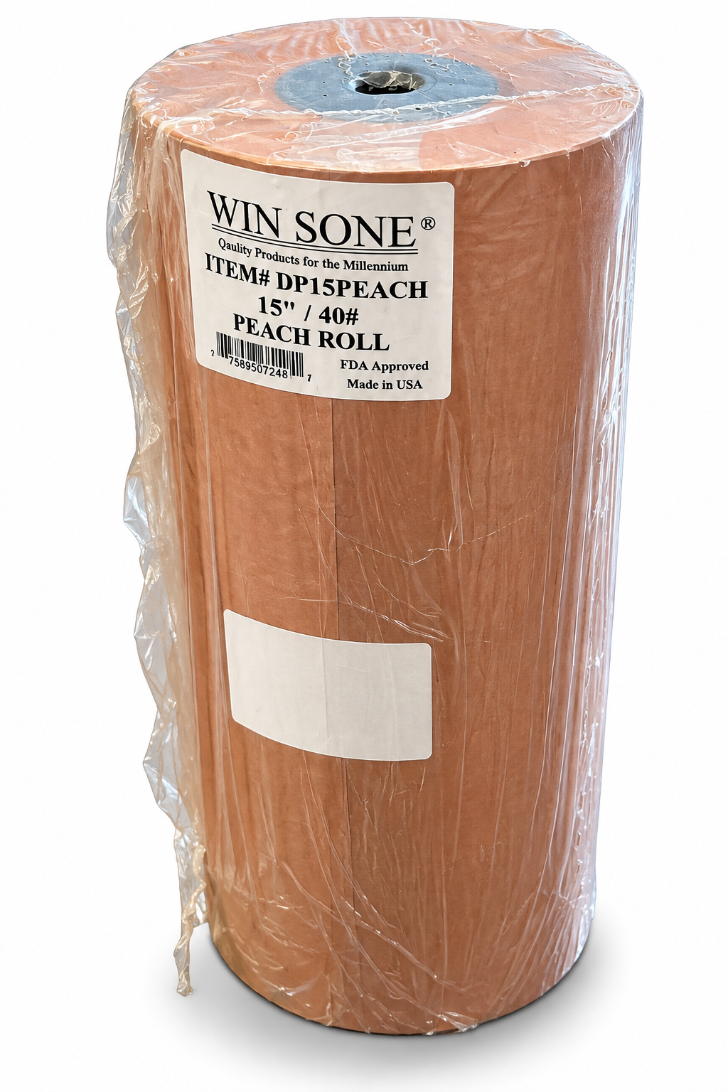 15in Peach Paper Roll