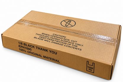 1/8 Plastic Black Bag