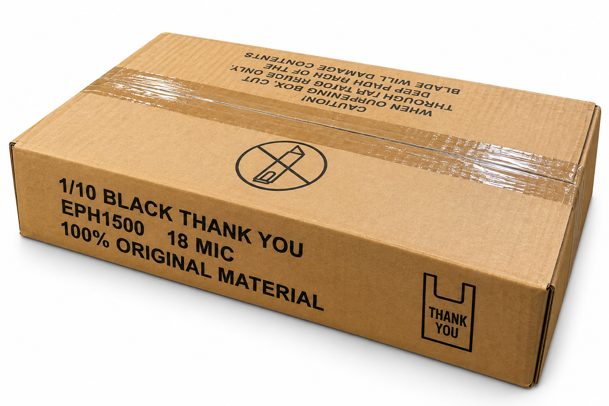 1/10 Plastic Black Bag