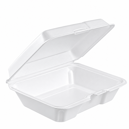 205HT1 White Foam Container